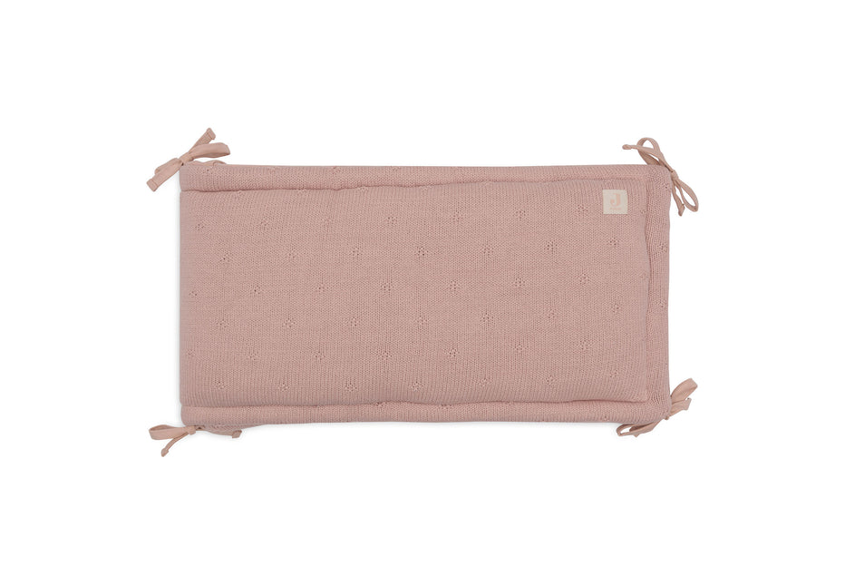 Jollein Box parachoques Cosy Knit Wild Rose 180 X 30 cm