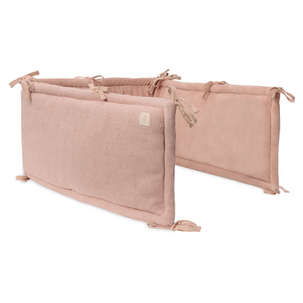 Jollein Box parachoques Cosy Knit Wild Rose 180 X 30 cm