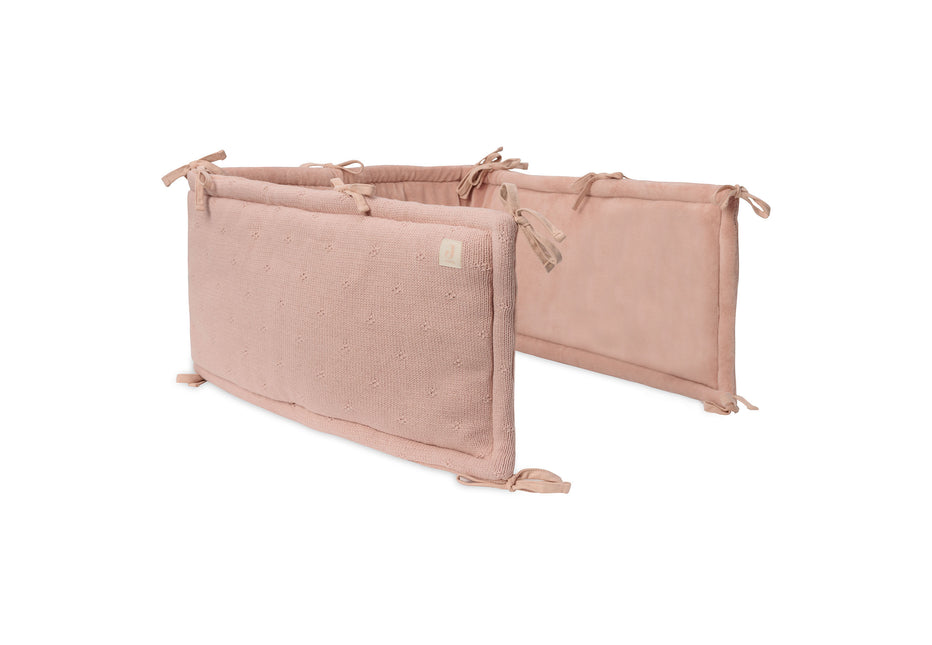 Jollein Box parachoques Cosy Knit Wild Rose 180 X 30 cm