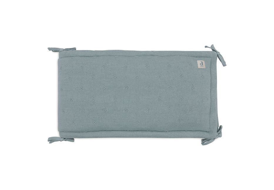 Jollein Caja parachoques Cosy Knit Verde mar 180 X 30 cm