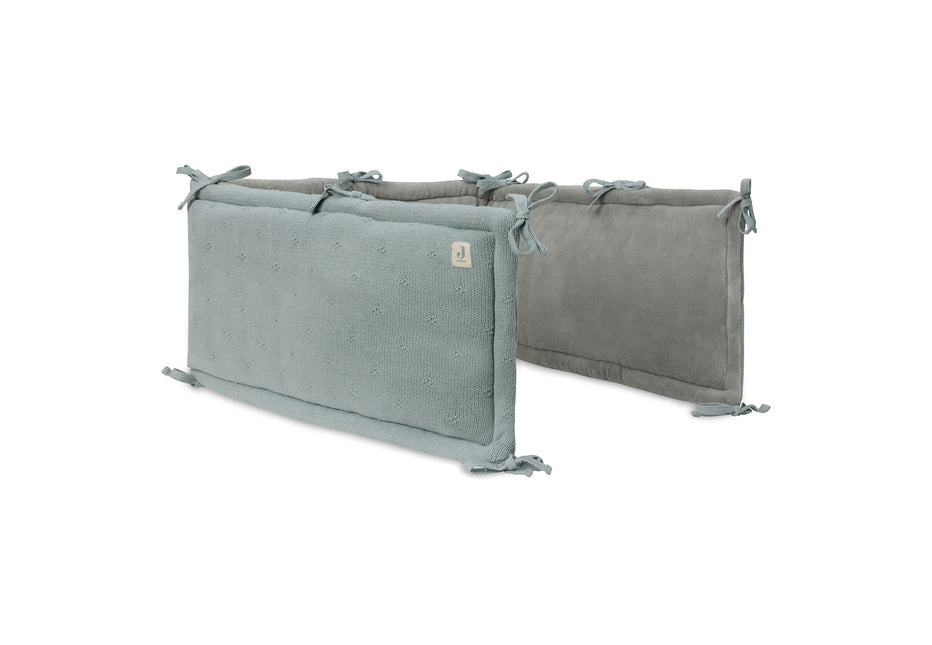 Jollein Caja parachoques Cosy Knit Verde mar 180 X 30 cm