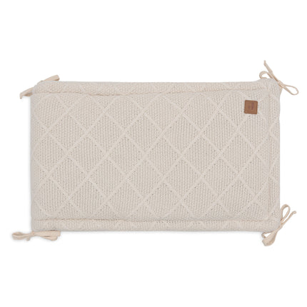 Jollein Box parachoques Check Knit Avena 180 X 30 cm