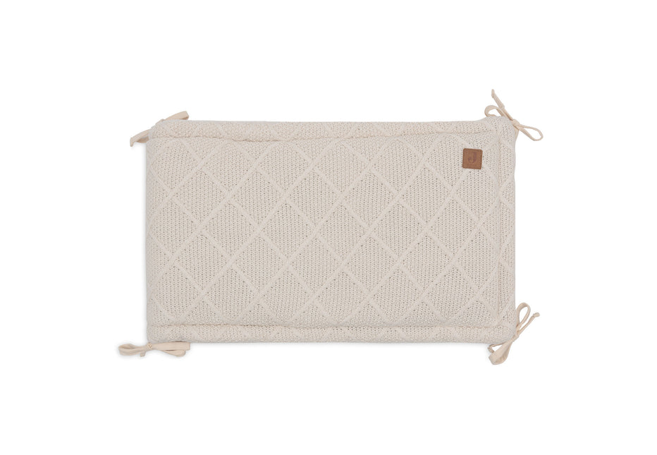 Jollein Box parachoques Check Knit Avena 180 X 30 cm