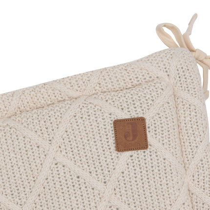 Jollein Box parachoques Check Knit Avena 180 X 30 cm