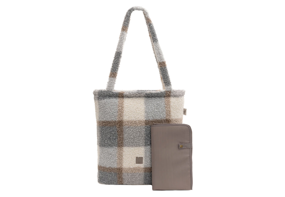 Bolso para pañales Jollein Shopper Check Boucle