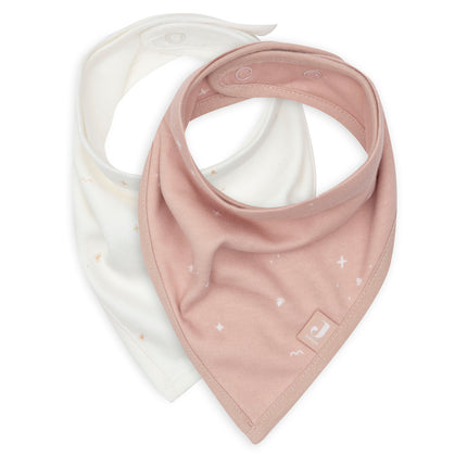 Jollein Bib Bandana Twinkling Wild Rose 2pcs