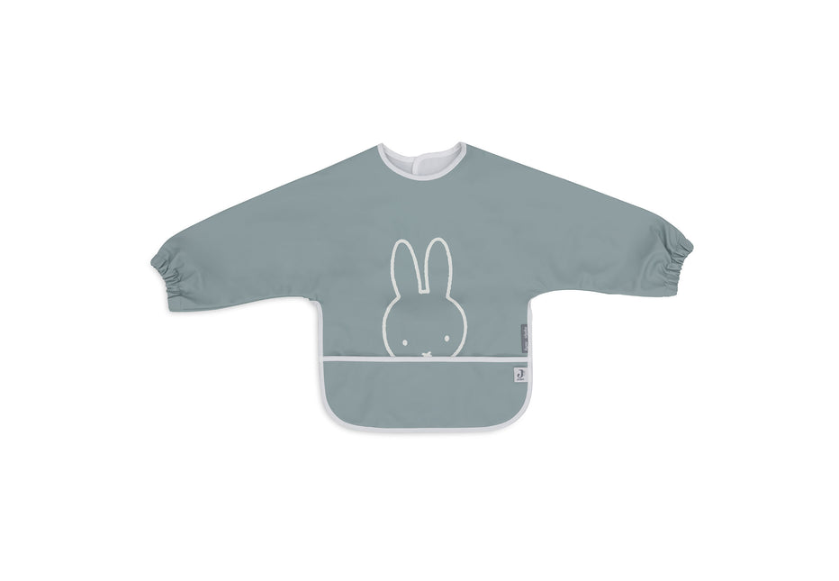 Jollein Babero Impermeable Miffy Peekaboo Verde Mar Con Mangas