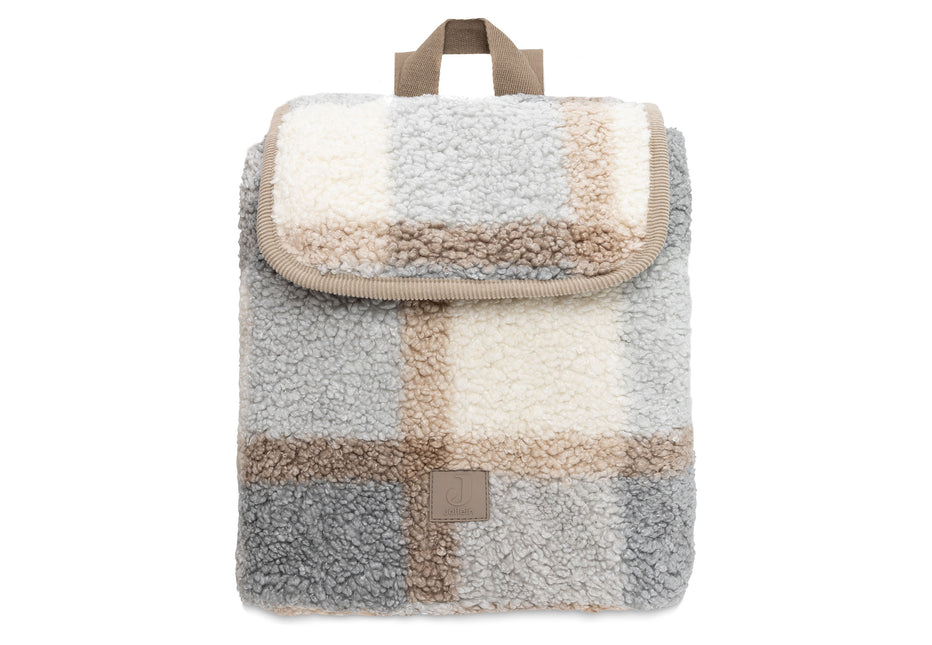 Mochila Jollein Check Boucle