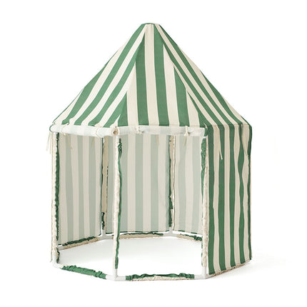 Concept Carpa de juegos infantil raya verde