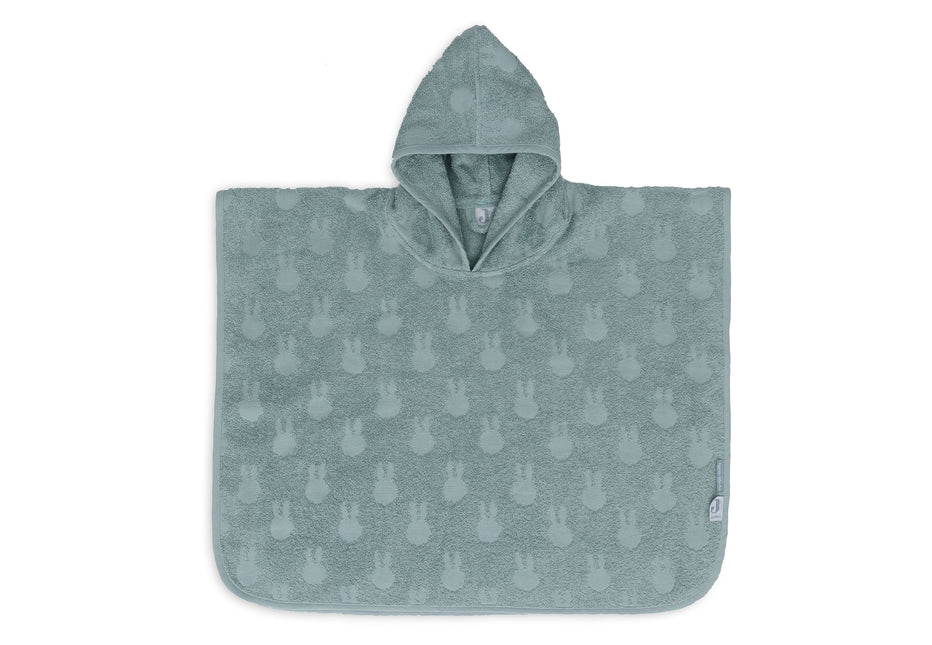 Jollein Bathponcho Rizo Jacquard Miffy Verde mar