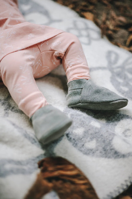 Baby Dutch Babyshoes Uni Gamuza gris