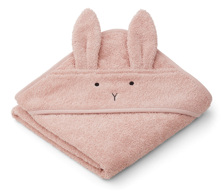 Liewood Toalla de baño Baby Albert Rabbit Rose