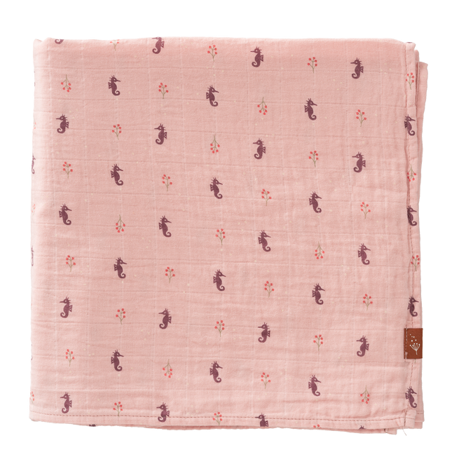 Fresk Swaddle 120x120 cm Caballito de mar