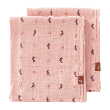 Fresk Swaddle set 2 pcs. 70x60 cm Caballito de mar