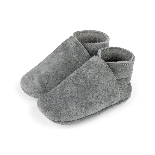 Baby Dutch Babyshoes Uni Gamuza gris