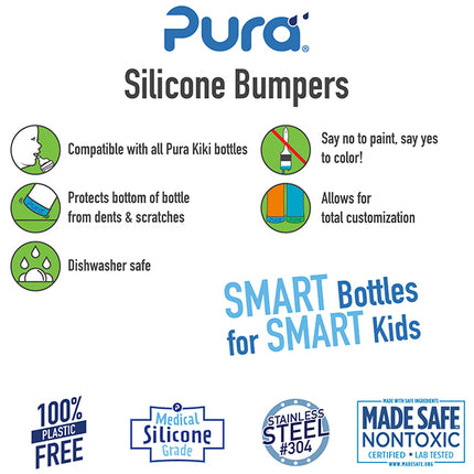 Pura Silicone Bumpers 2 stuks (grijs)