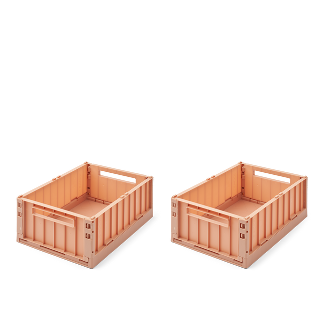 Liewood Cubos de almacenaje Weston Rosa Toscana M 2St