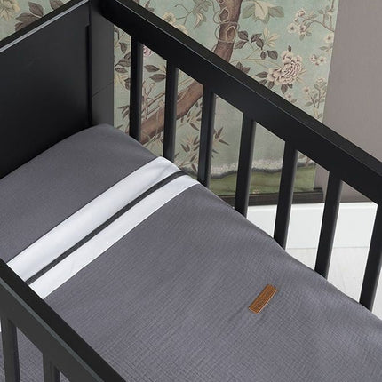 Baby's Only Dekbedovertrek Breeze Stonegreen 100x135cm - Baby's Only - Babywinkel - 8720088332498