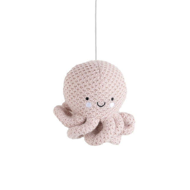 Baby's Only Muziekmobiel Animals Oud Roze/Warm Linen - Baby's Only - Babywinkel - 8720791359294