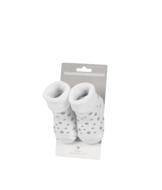 BamBam Babysokjes Sokken Met Dots Wit - BamBam - Babywinkel - 8711811096695