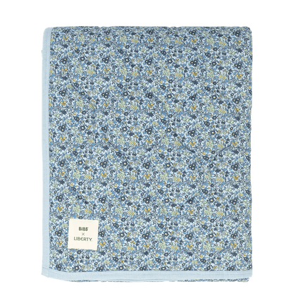 BIBS Babydeken Liberty Chamomile Lawn Baby Blue - BIBS - Babywinkel - 5713795247004