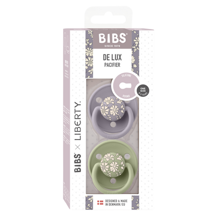 BIBS Tetina Liberty De Lux Sage 2pcs