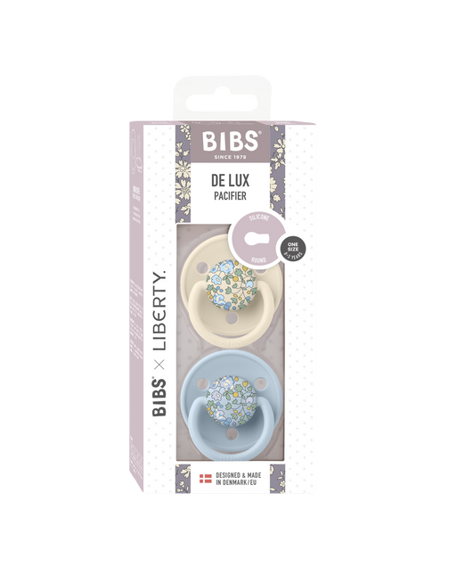 BIBS Chupete Liberty De Lux Baby Azul 2pcs