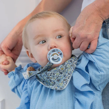 BIBS Speen Maat 1 Liberty Chamomile Lawn/Baby Blue 2St - BIBS - Babywinkel - 5713795243129