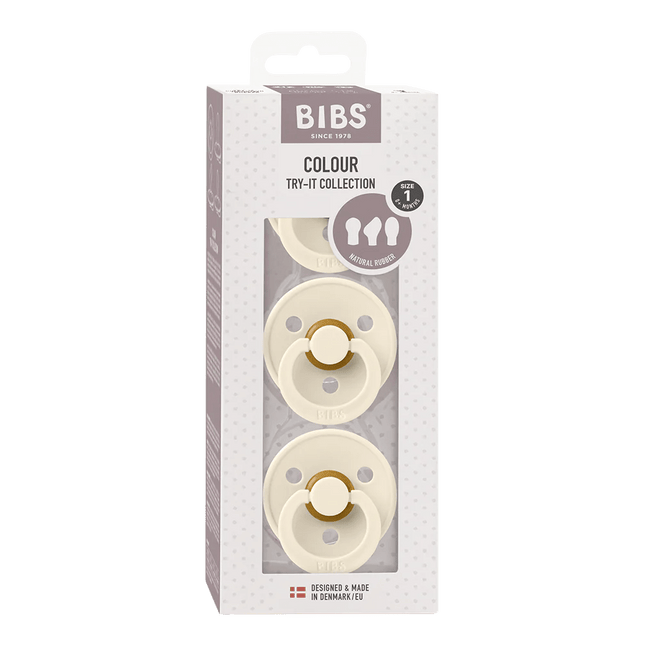 BIBS Speen Maat 1 Try - It Box Ivory - BIBS - Babywinkel - 5713795249251