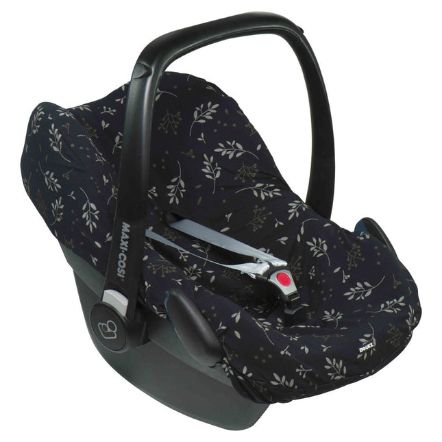 Dooky Autostoelhoes Leaves Black 72cm - Babywinkel - 5038278011911