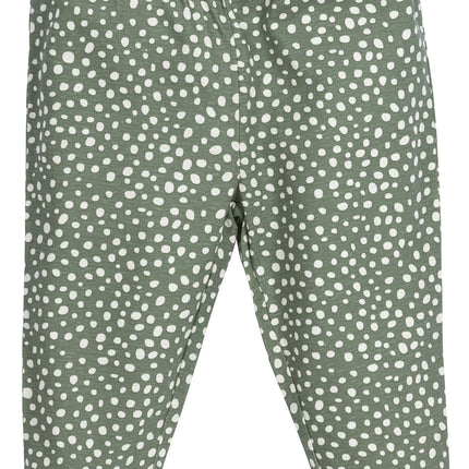 Meyco Pijama para bebé 2St Cheetah Forestgreen 100% Algodón