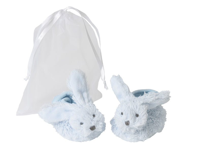 Caballo Feliz Babyshoes Conejo Richie En Organza Bolsa Azul 10cm