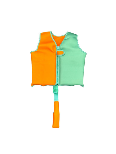 Swim Essentials Chaleco de natación Naranja Verde 3-6 Años