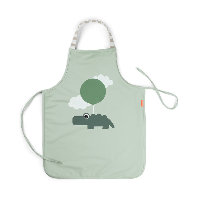 Done by Deer Delantal infantil Happy Clouds Verde