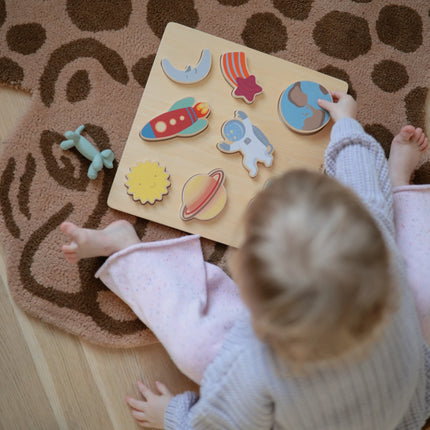 Mushie Puzzle Espacio de Madera