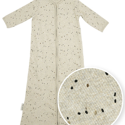 Saco de Dormir Meyco Baby Rib Mini Spot Sand Melange