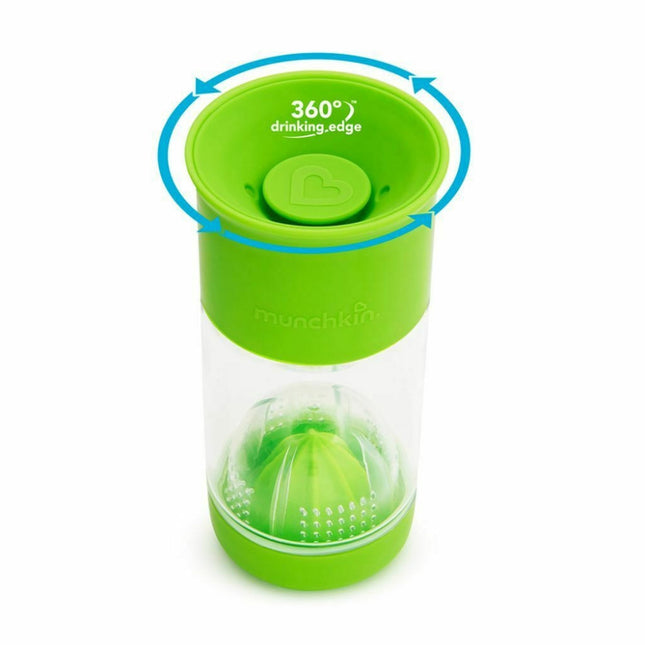 Munchkin Vaso Práctico Infusor de Frutas Verde