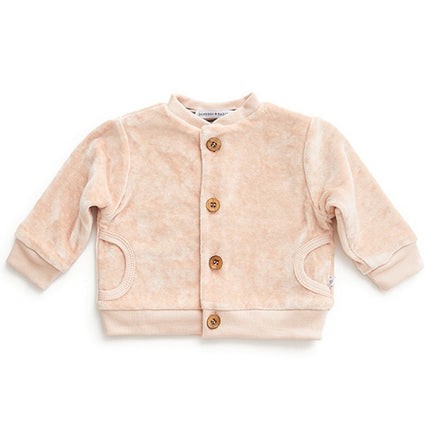 Bamboom Baby Cardigan Terciopelo Rosa