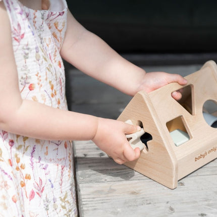 Caja de formas sólo para bebés Casa Tierra