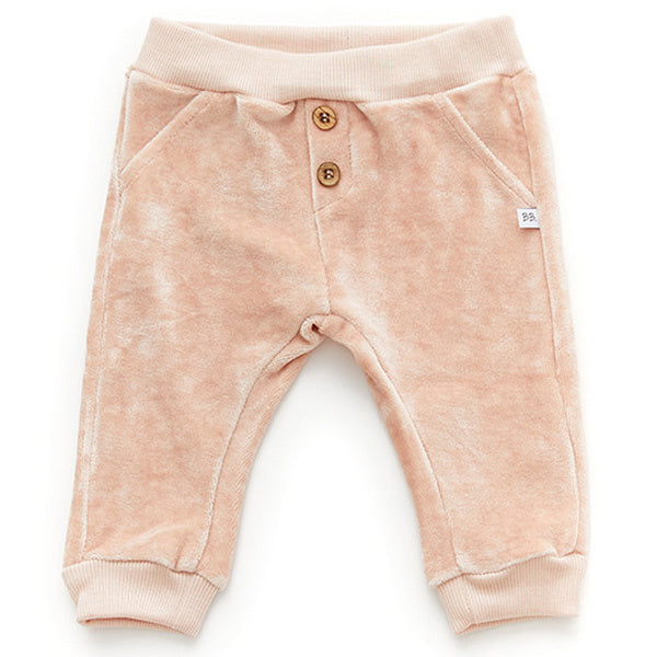 Bamboom Pantalón bebé Terciopelo Rosa 50-56