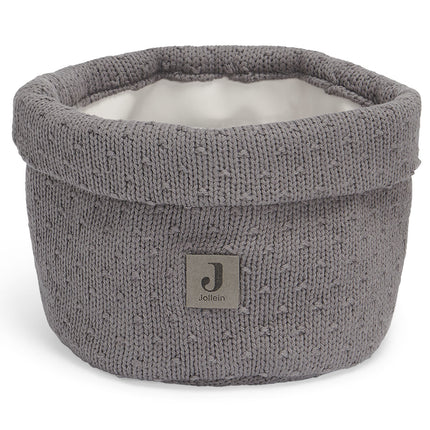 Cesta Jollein Commodity Bliss Knit Gris Tormenta