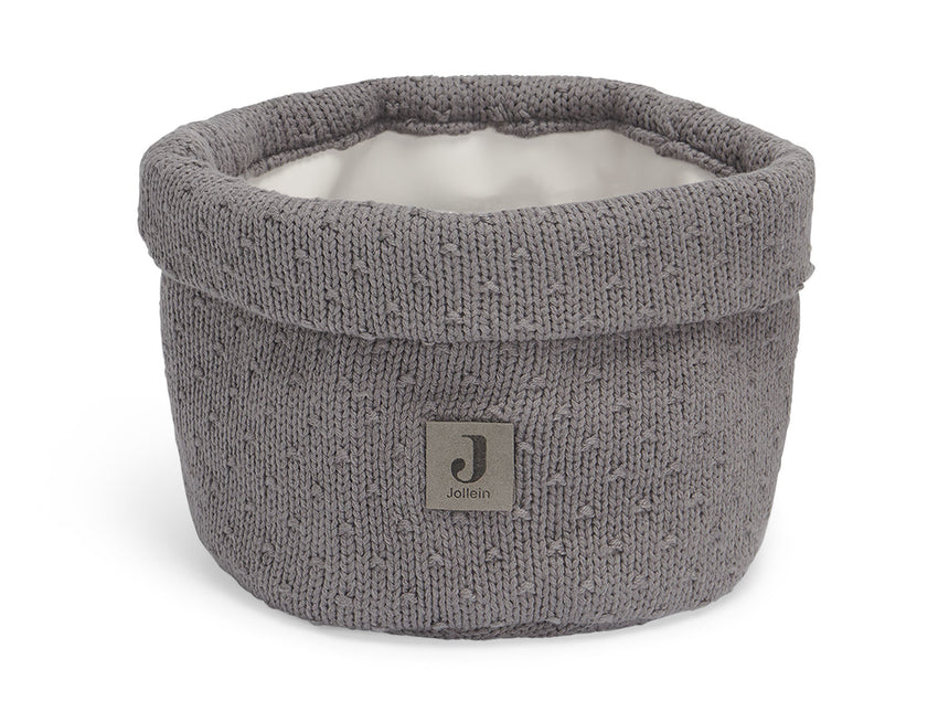 Cesta Jollein Commodity Bliss Knit Gris Tormenta