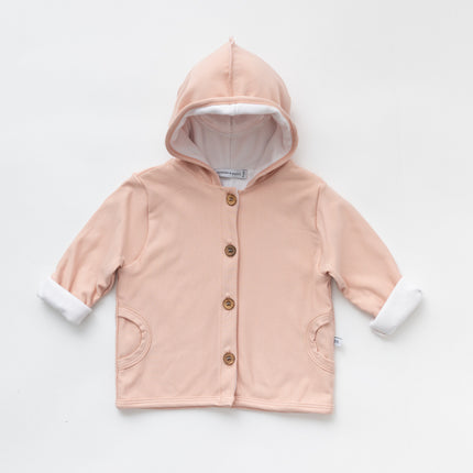 Bamboom Chaqueta con capucha para bebé Rosa