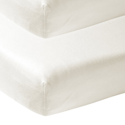 Meyco Sábana Ajustable Jersey 2St 60X120 Blanco hueso