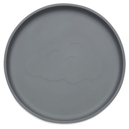 Jollein Plato de Silicona para Bebé Gris Tormenta