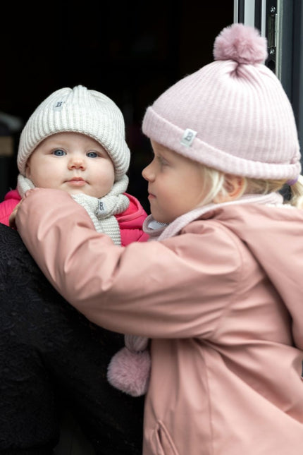 Gorro de bebé con pompón Cool Old Pink 3-36Months