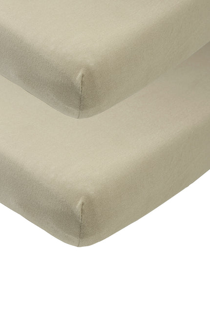 Meyco Sábana Ajustable Jersey 2St 60X120 Topo