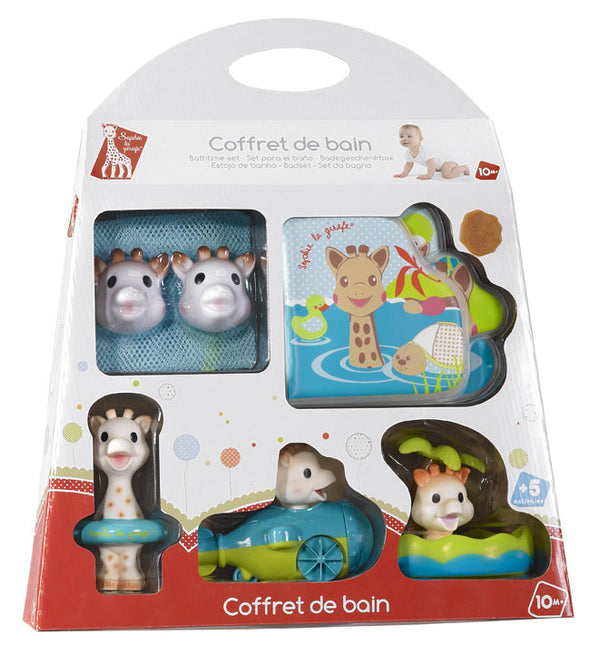 Juguetes de baño Sophie la Jirafa Set de baño de lujo 2pcs