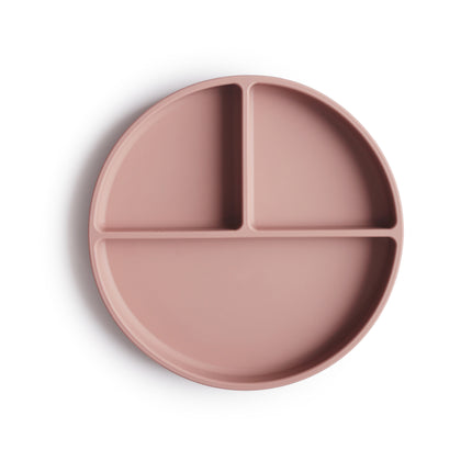 Mushie Bebé Plato Silicona Blush