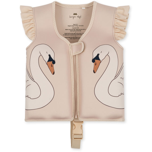 Chaqueta de baño Konges Slojd Frill Swan